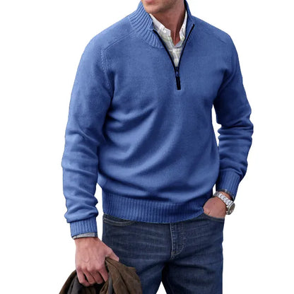 Cassian | Men’s Luxury Cashmere Zip Sweater