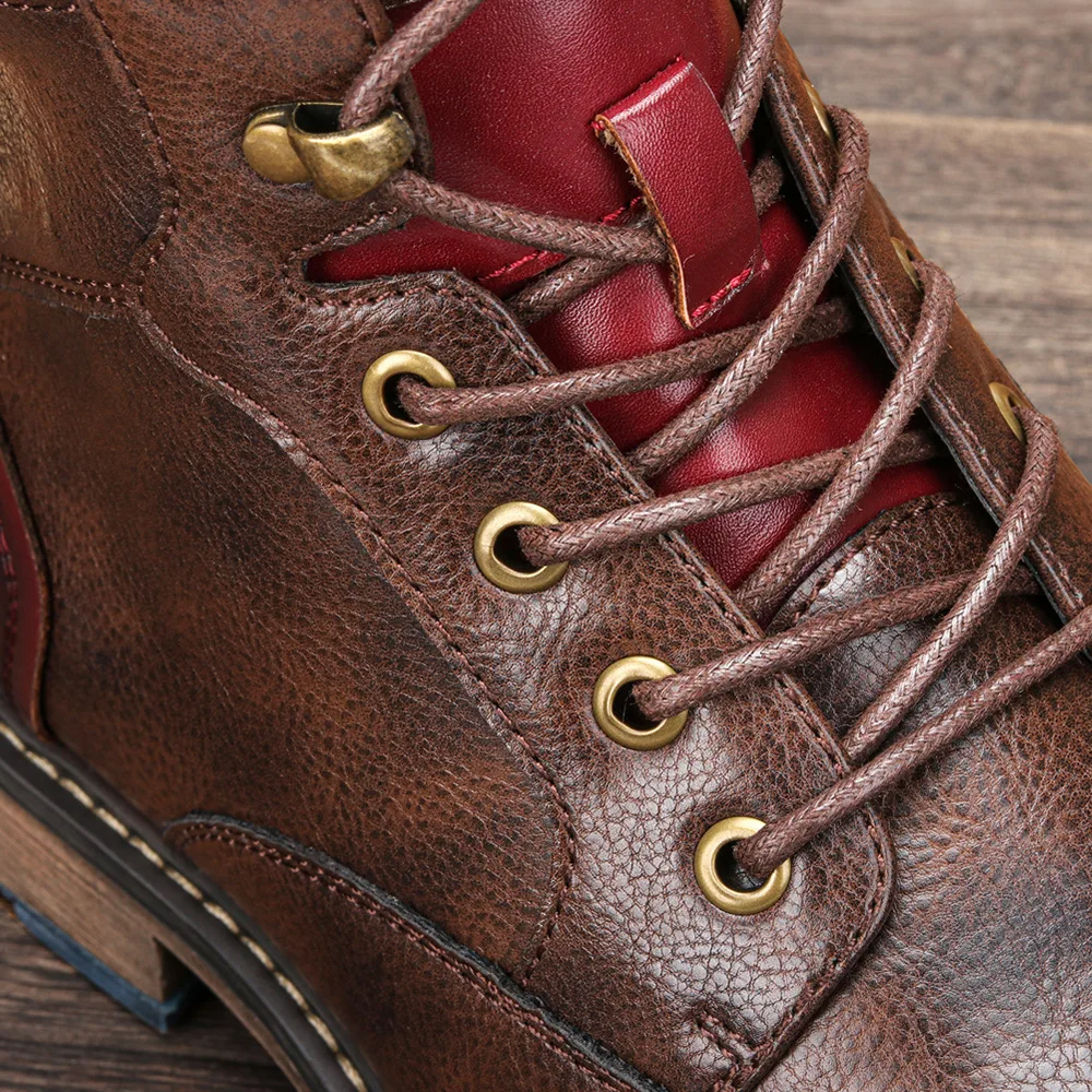 Coryne | Women’s Genuine Leather Lace-Up Boots