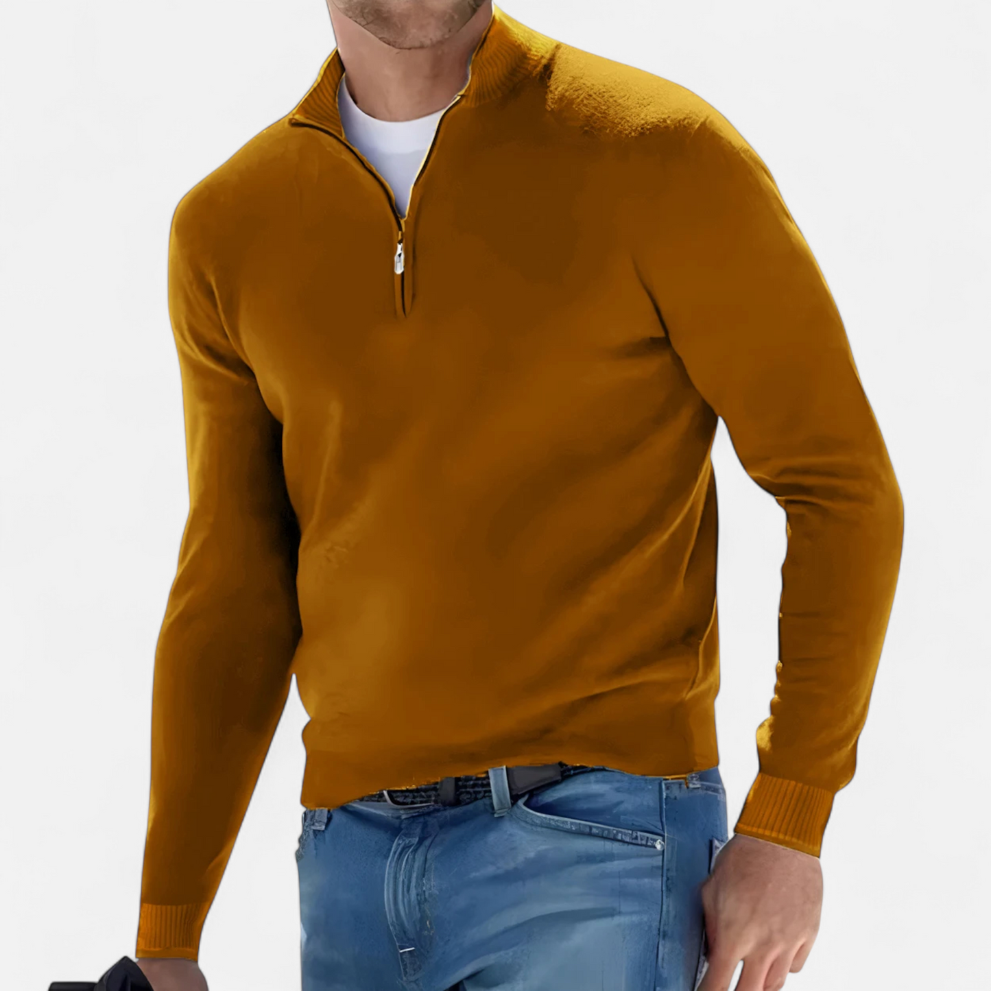 Caelus | Men’s Half-Zip Knitted Sweater