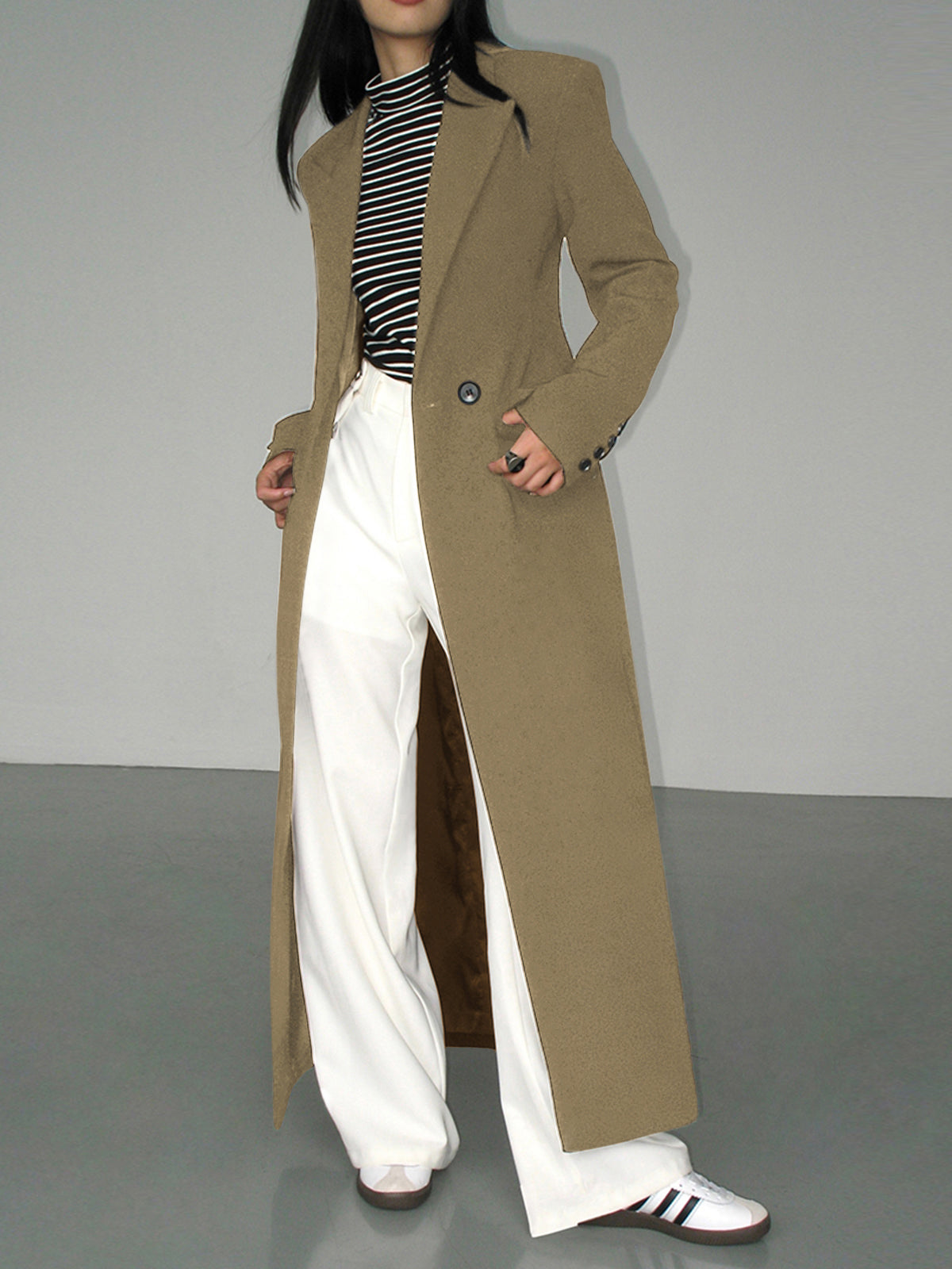 Calivienne | Women’s Long-Sleeve Split Top