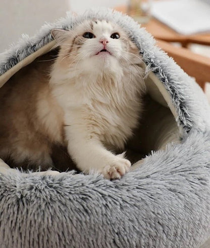 CozyNest | Calming Plush Pet Bed