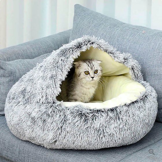 CozyNest | Calming Plush Pet Bed