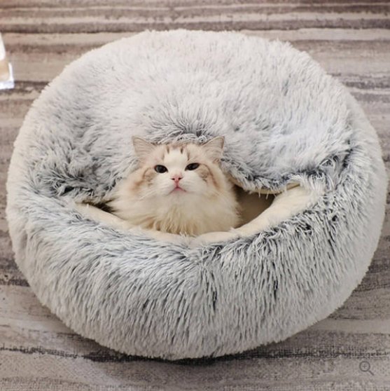 CozyNest | Calming Plush Pet Bed