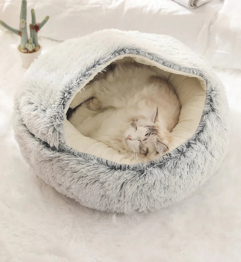 CozyNest | Calming Plush Pet Bed