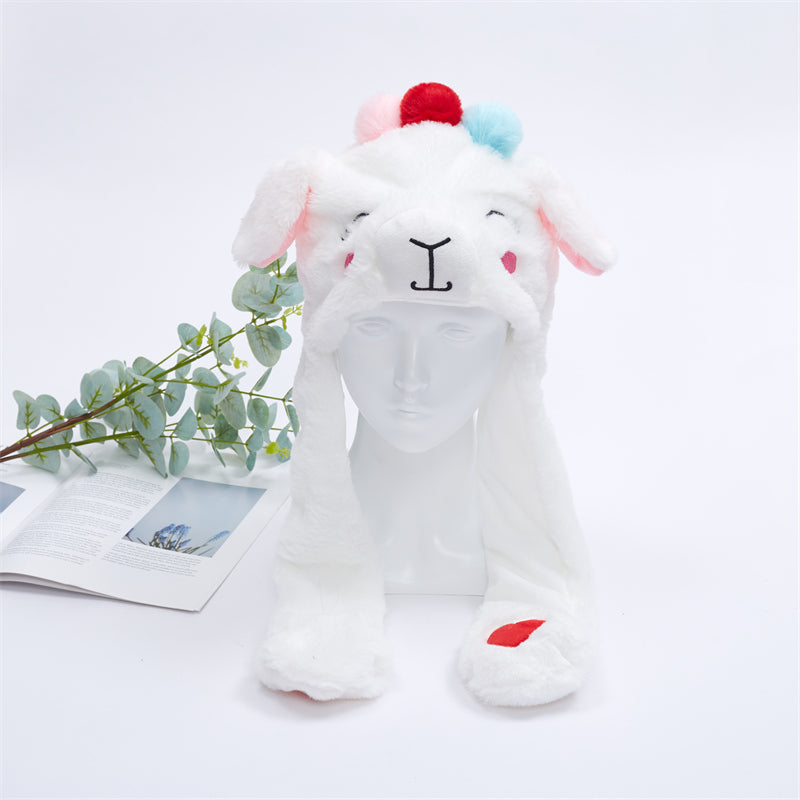 BunnyBounce | Plush Bunny Hat with Moving Ears