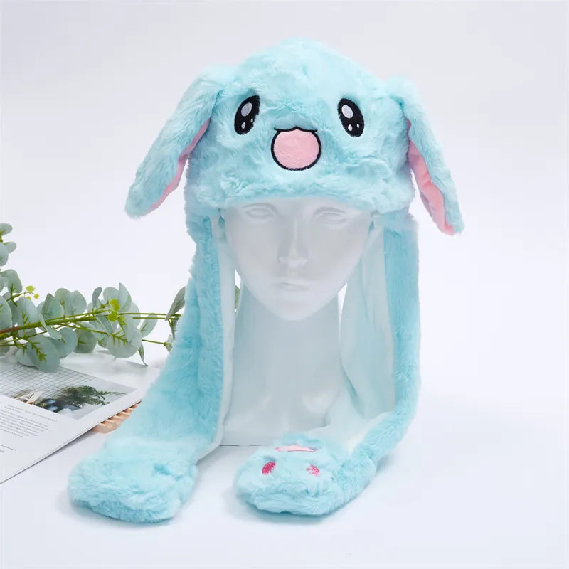 BunnyBounce | Plush Bunny Hat with Moving Ears