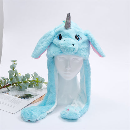 BunnyBounce | Plush Bunny Hat with Moving Ears