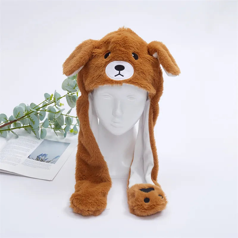 BunnyBounce | Plush Bunny Hat with Moving Ears