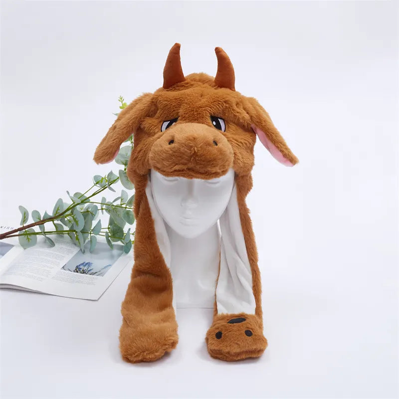 BunnyBounce | Plush Bunny Hat with Moving Ears