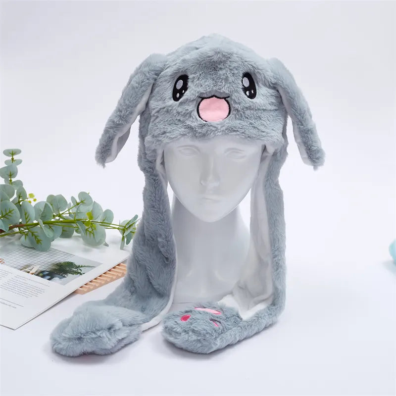 BunnyBounce | Plush Bunny Hat with Moving Ears