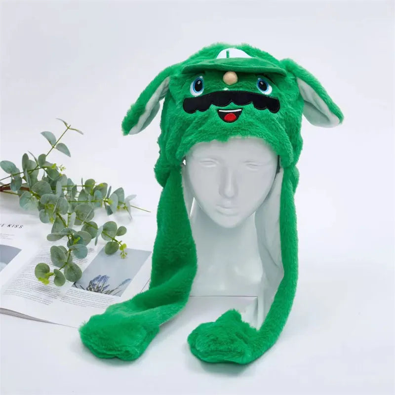 BunnyBounce | Plush Bunny Hat with Moving Ears