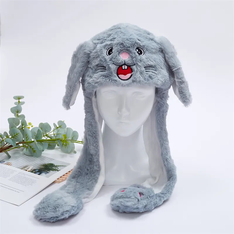 BunnyBounce | Plush Bunny Hat with Moving Ears