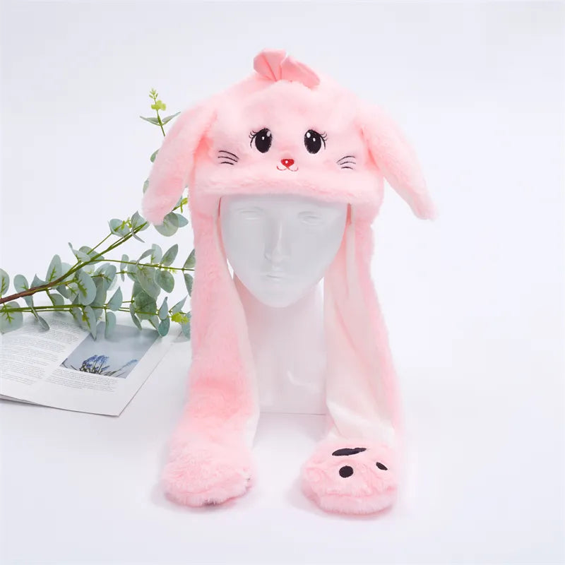 BunnyBounce | Plush Bunny Hat with Moving Ears