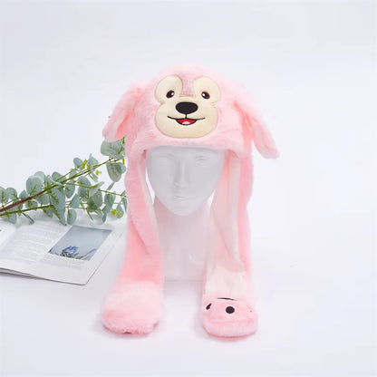 BunnyBounce | Plush Bunny Hat with Moving Ears