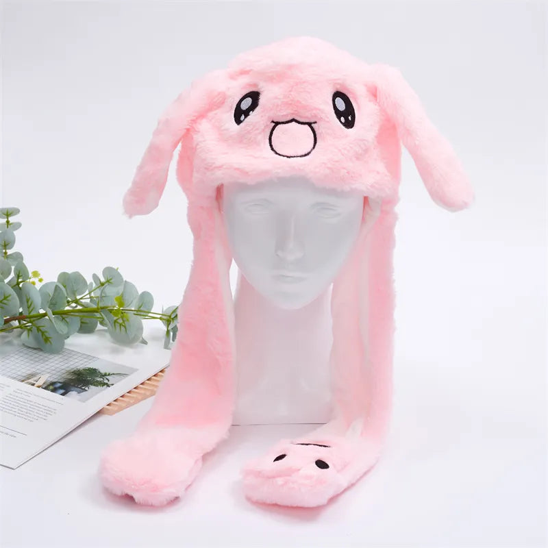 BunnyBounce | Plush Bunny Hat with Moving Ears