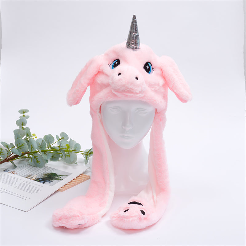 BunnyBounce | Plush Bunny Hat with Moving Ears
