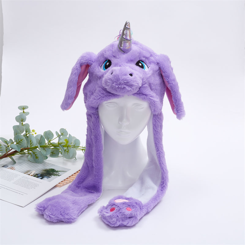 BunnyBounce | Plush Bunny Hat with Moving Ears