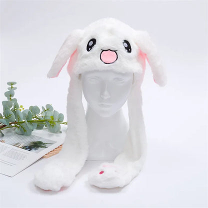 BunnyBounce | Plush Bunny Hat with Moving Ears