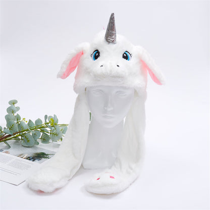 BunnyBounce | Plush Bunny Hat with Moving Ears