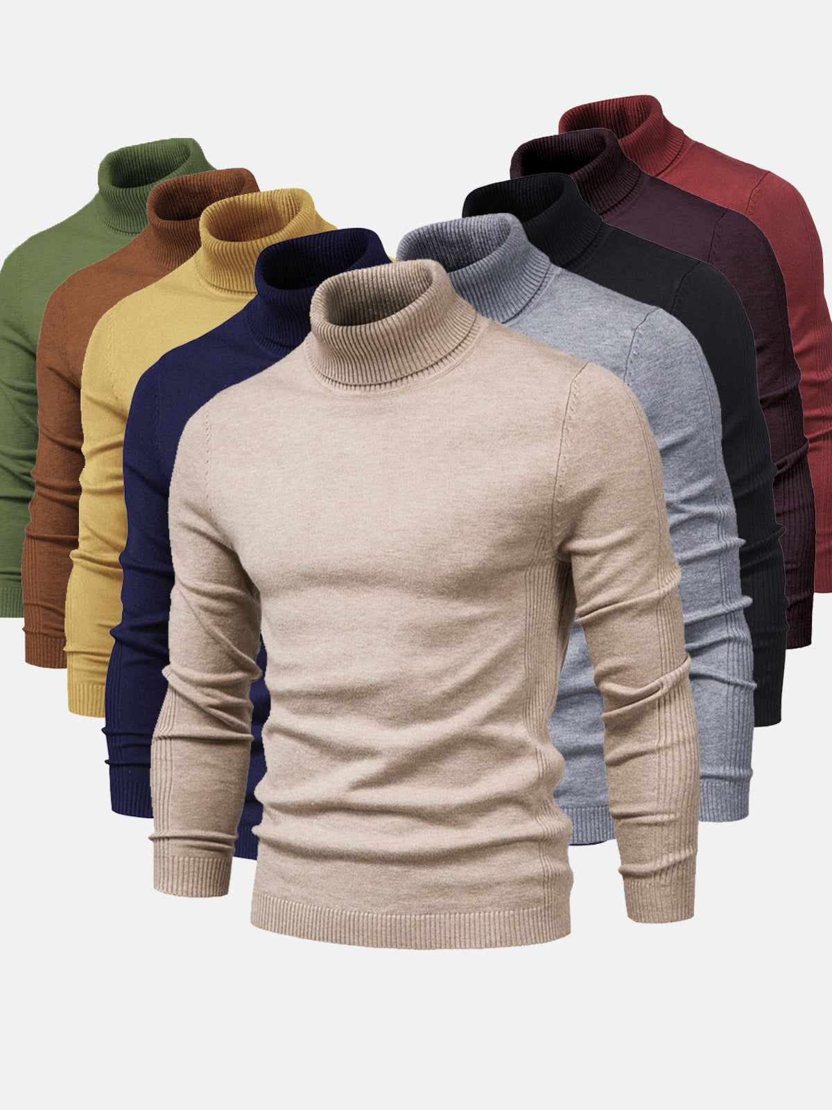 Bricen | Men’s Premium Cotton Turtleneck Sweater