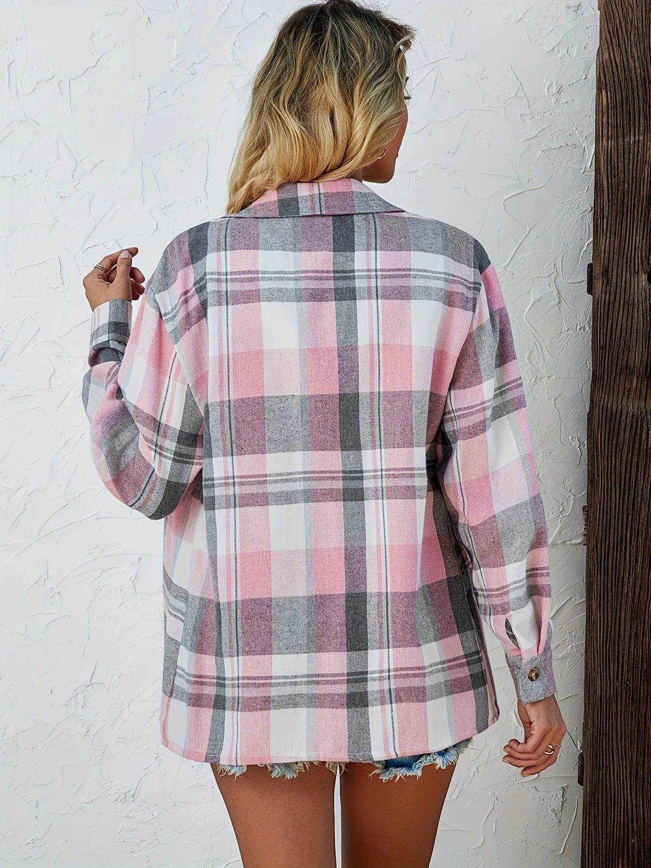 Daphne | Women’s Soft Plaid Layering Shirt