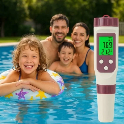 AquaSmart | 7-in-1 Digital Water Quality Tester with Mobile App