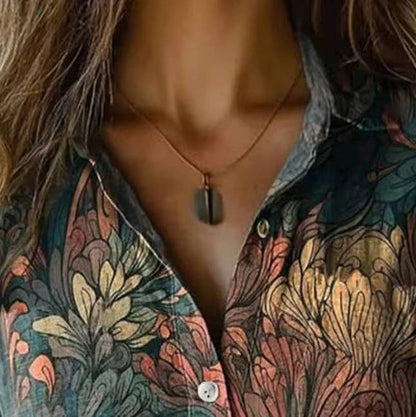 Zelara | Women’s Floral Long-Sleeve Blouse