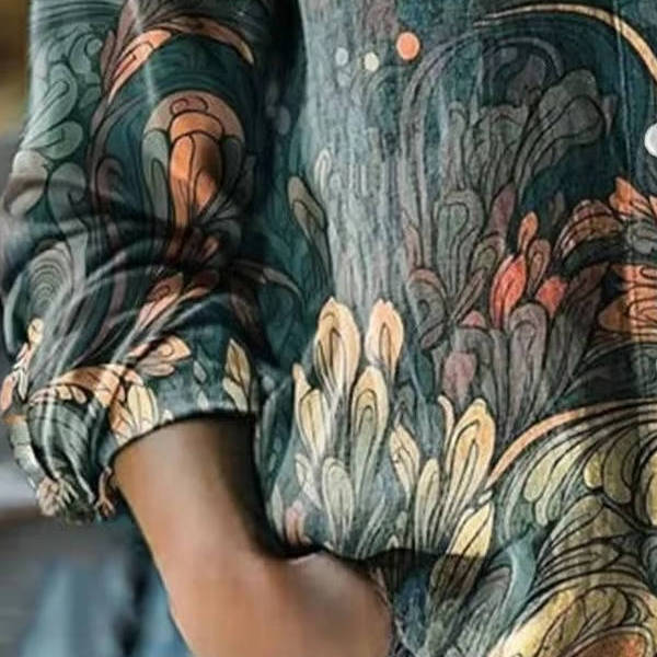Zelara | Women’s Floral Long-Sleeve Blouse