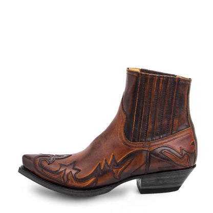 Wysette | Women’s Western Ankle Boots in Leather
