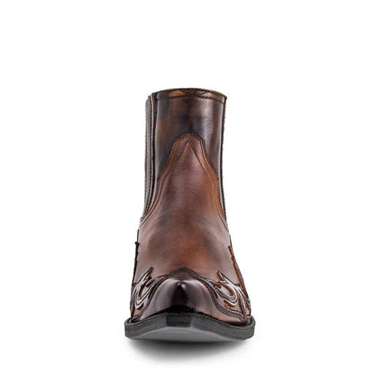 Wysette | Women’s Western Ankle Boots in Leather