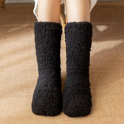 Solenne | Velvet Fleece Indoor Lounge Socks