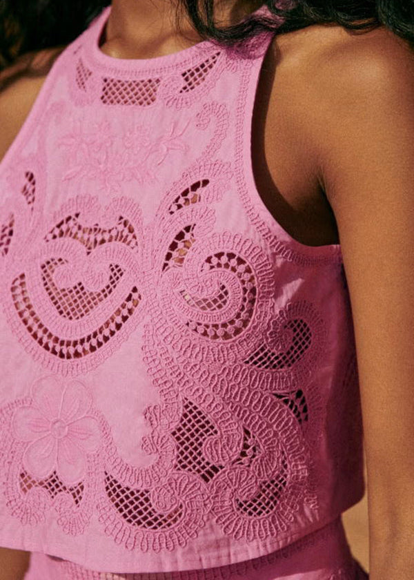 Cali | Women’s Two-Piece Cropped Top & Cut-Out Maxi Skirt Set