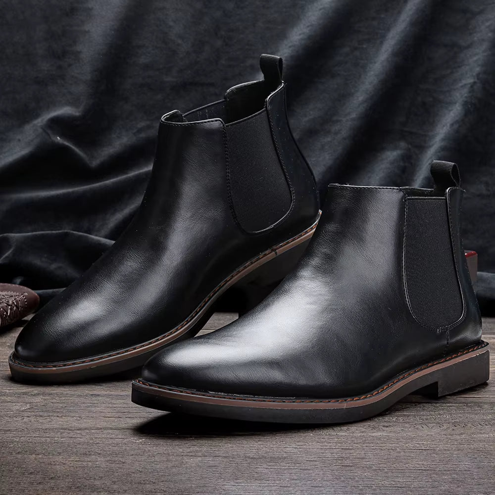 Carmine | Men’s Vegan Leather Chelsea Boots