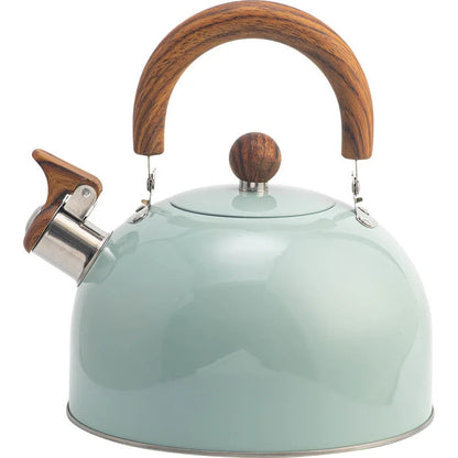 Stainless Steel Whistling Kettle | Elegant 3L Stovetop Kettle for Tea & Coffee