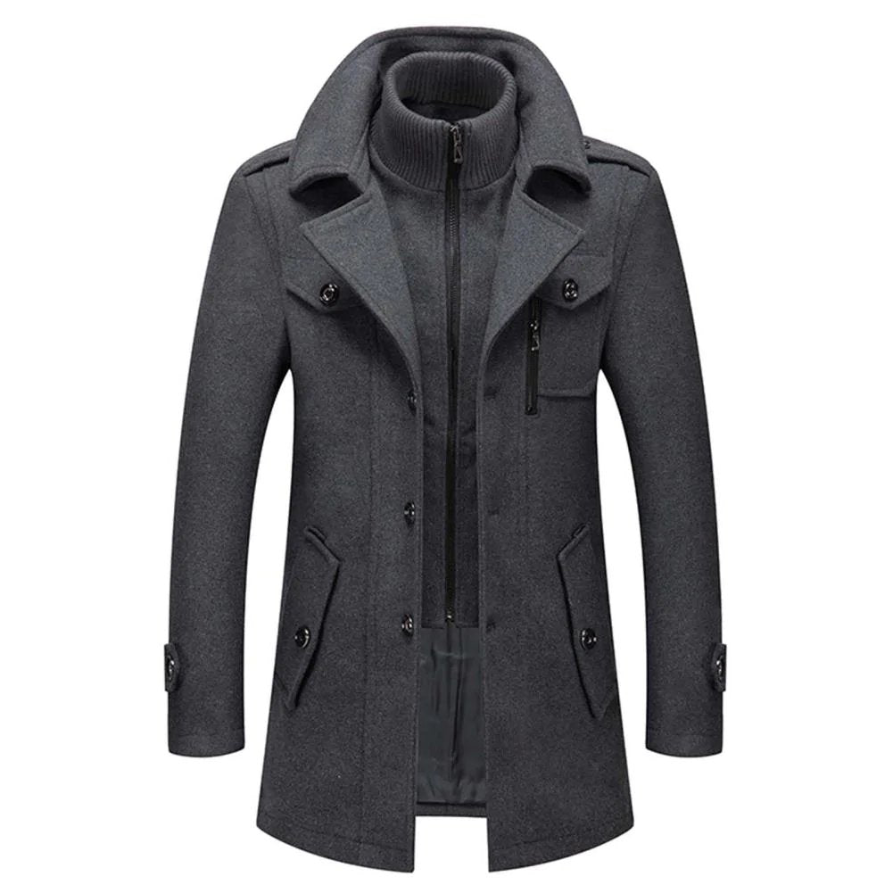 Claus | Men’s Double-Layer Premium Overcoat