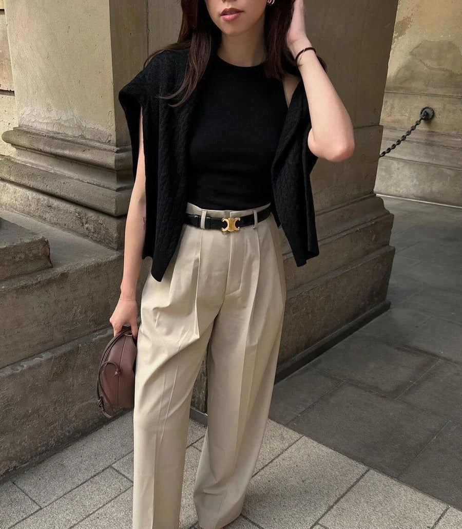 Cavienne | Women’s Belt with Gold Buckle