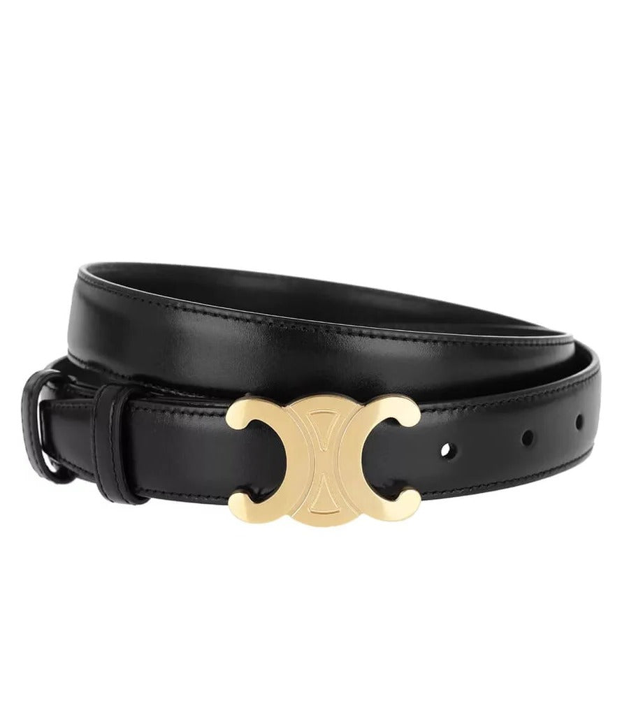 Cavienne | Women’s Belt with Gold Buckle