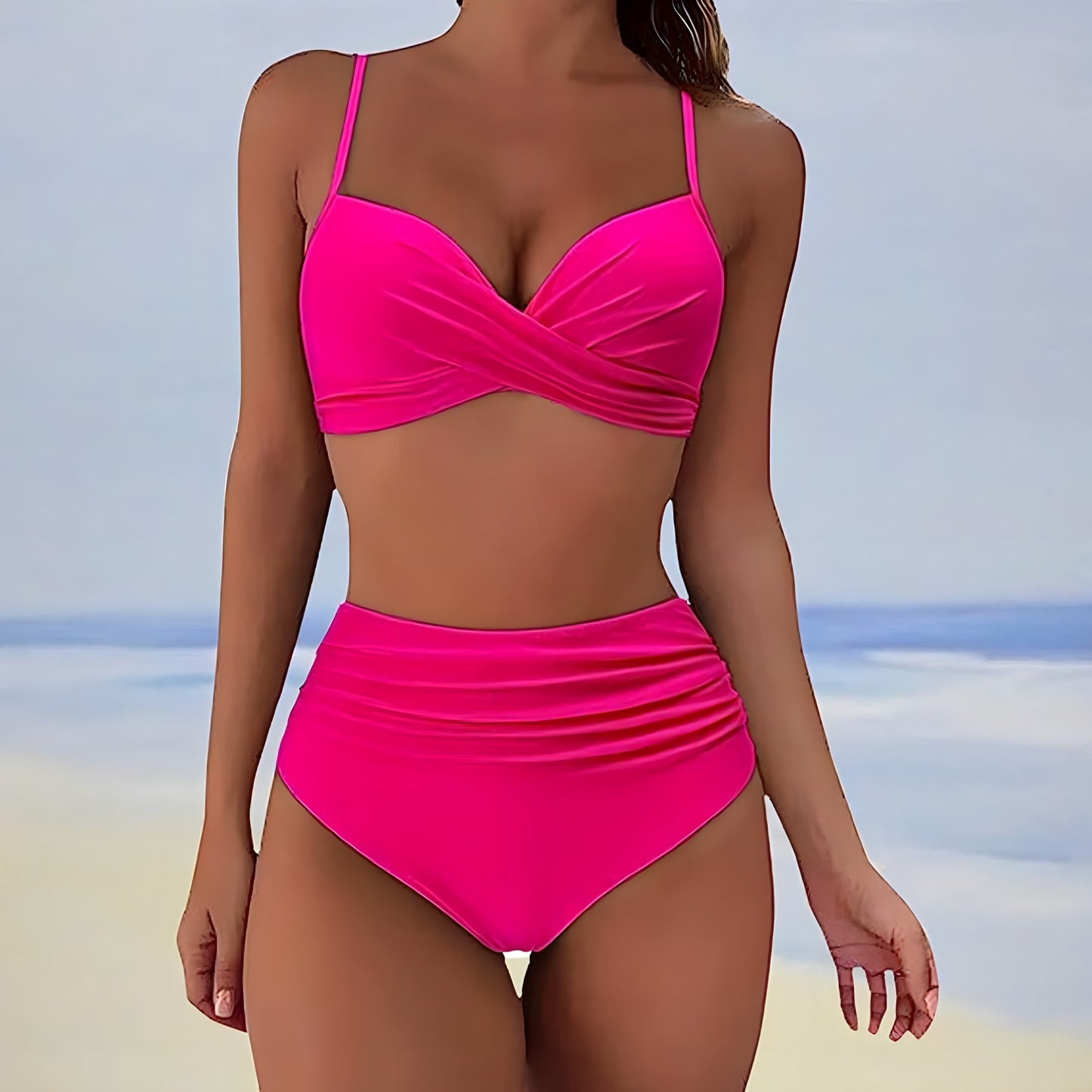 Ayleen | Women’s High-Waist Two-Piece Summer Bikini Set