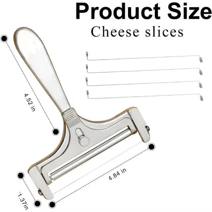CoutureSlice | Adjustable Stainless Steel Cheese Slicer