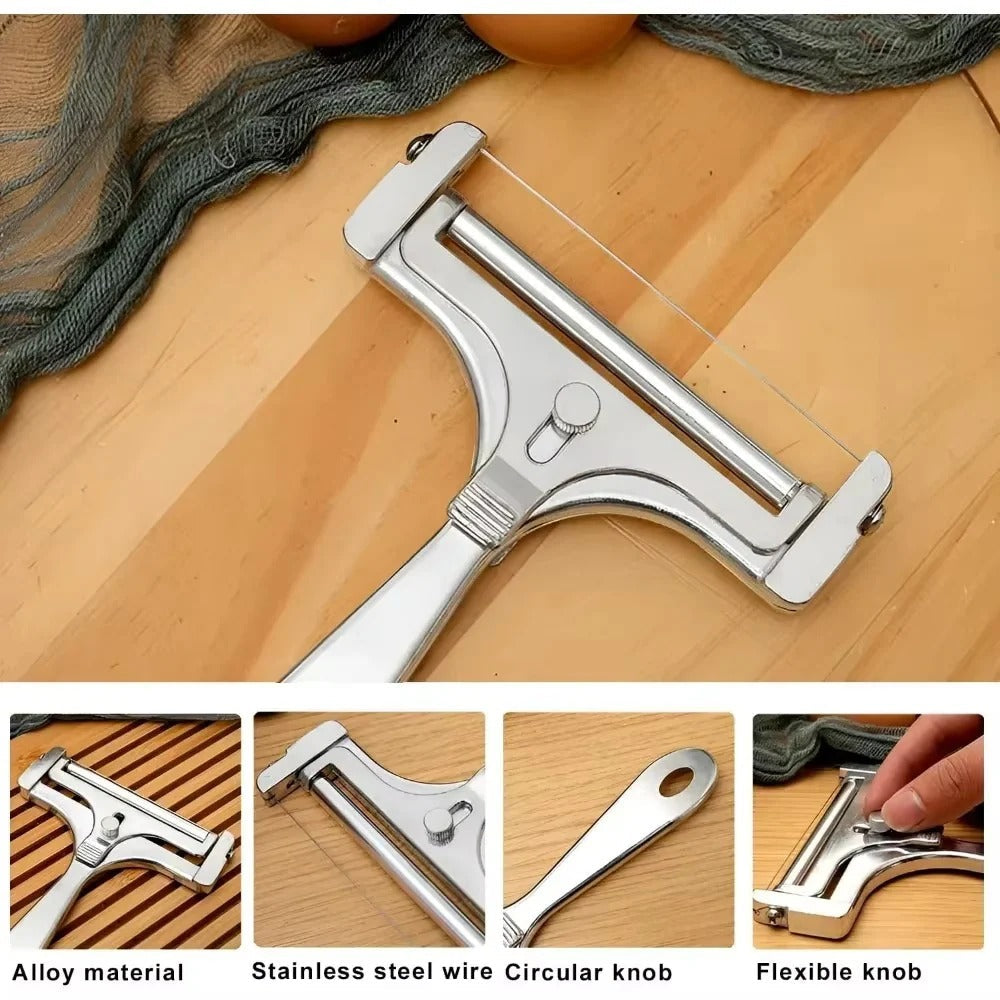 CoutureSlice | Adjustable Stainless Steel Cheese Slicer