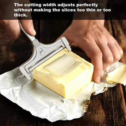 CoutureSlice | Adjustable Stainless Steel Cheese Slicer
