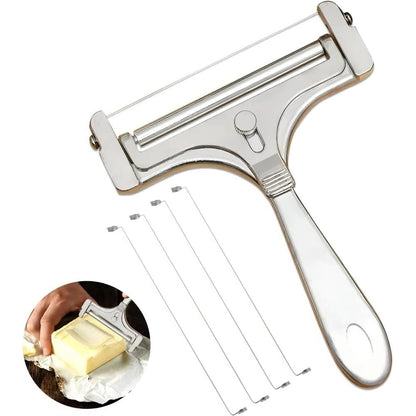 CoutureSlice | Adjustable Stainless Steel Cheese Slicer