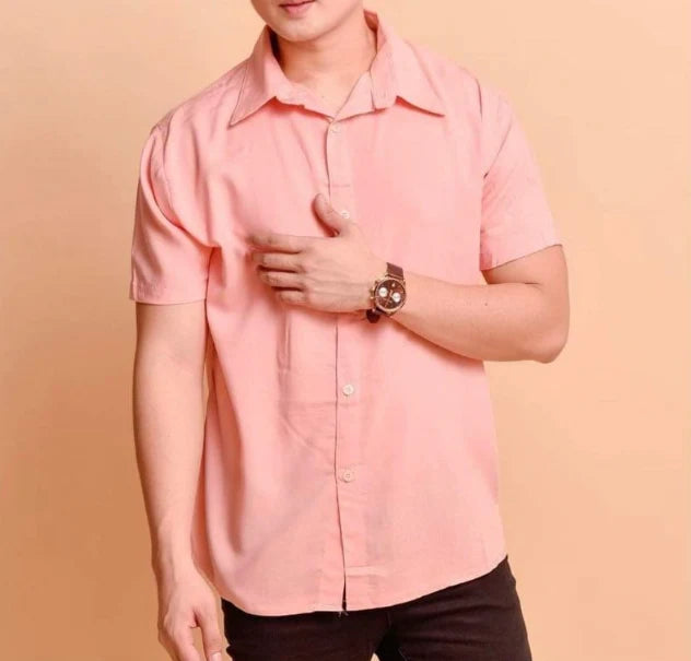 Zane | Men’s Short‑Sleeve Casual Button‑Down Shirt