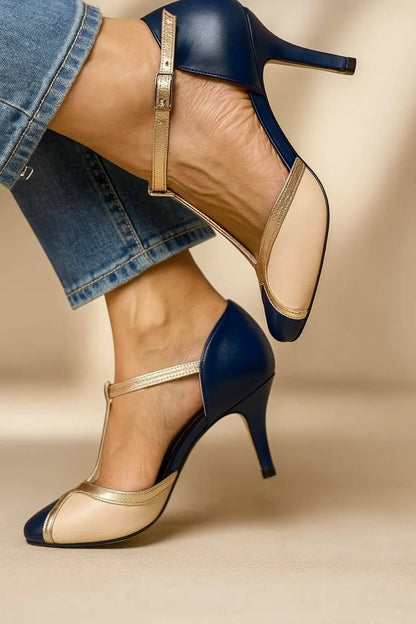 Serelis | Women’s Vintage T-Strap Heels