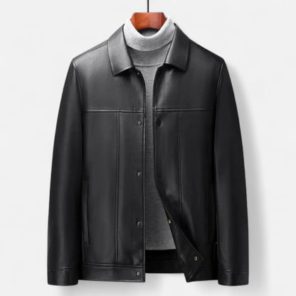 Sterling | Men’s Polo Leather Coat