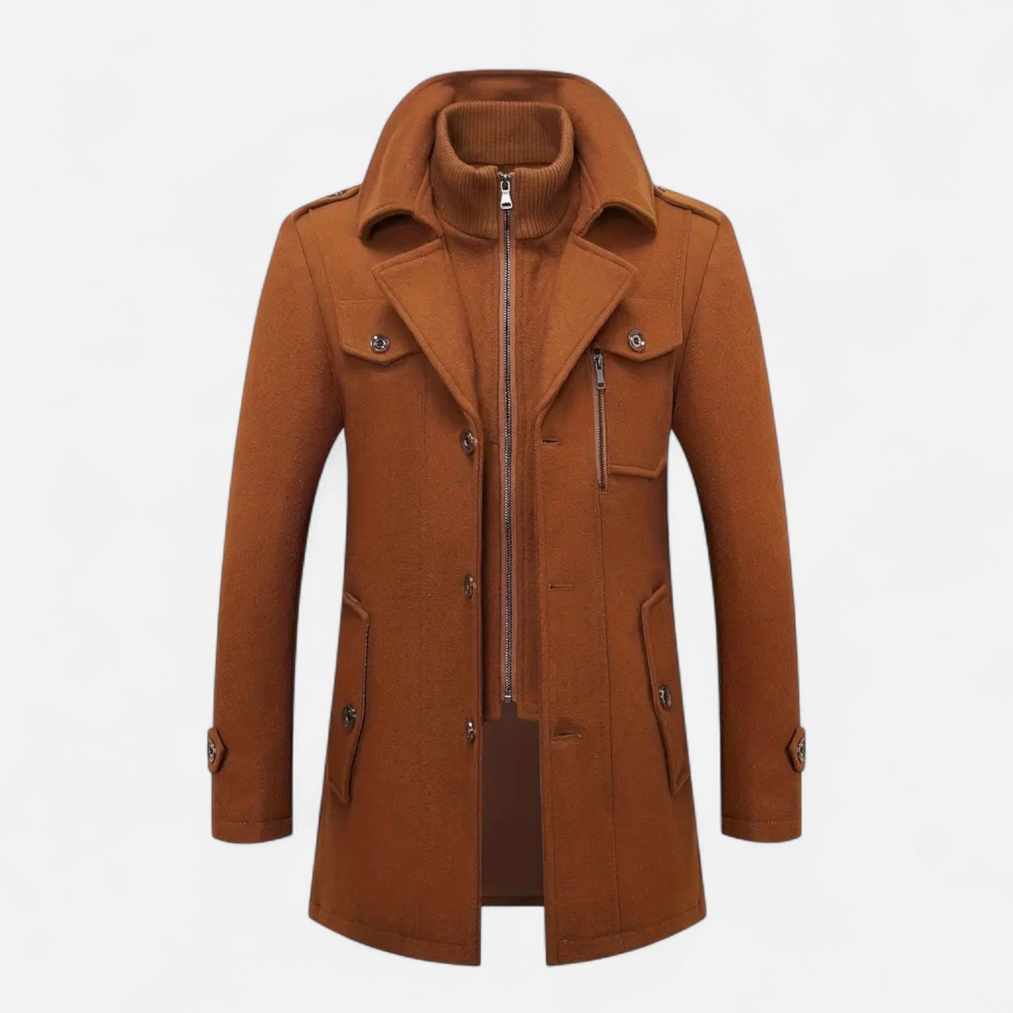 Winthrop | Men’s Slim-Fit Tweed Coat