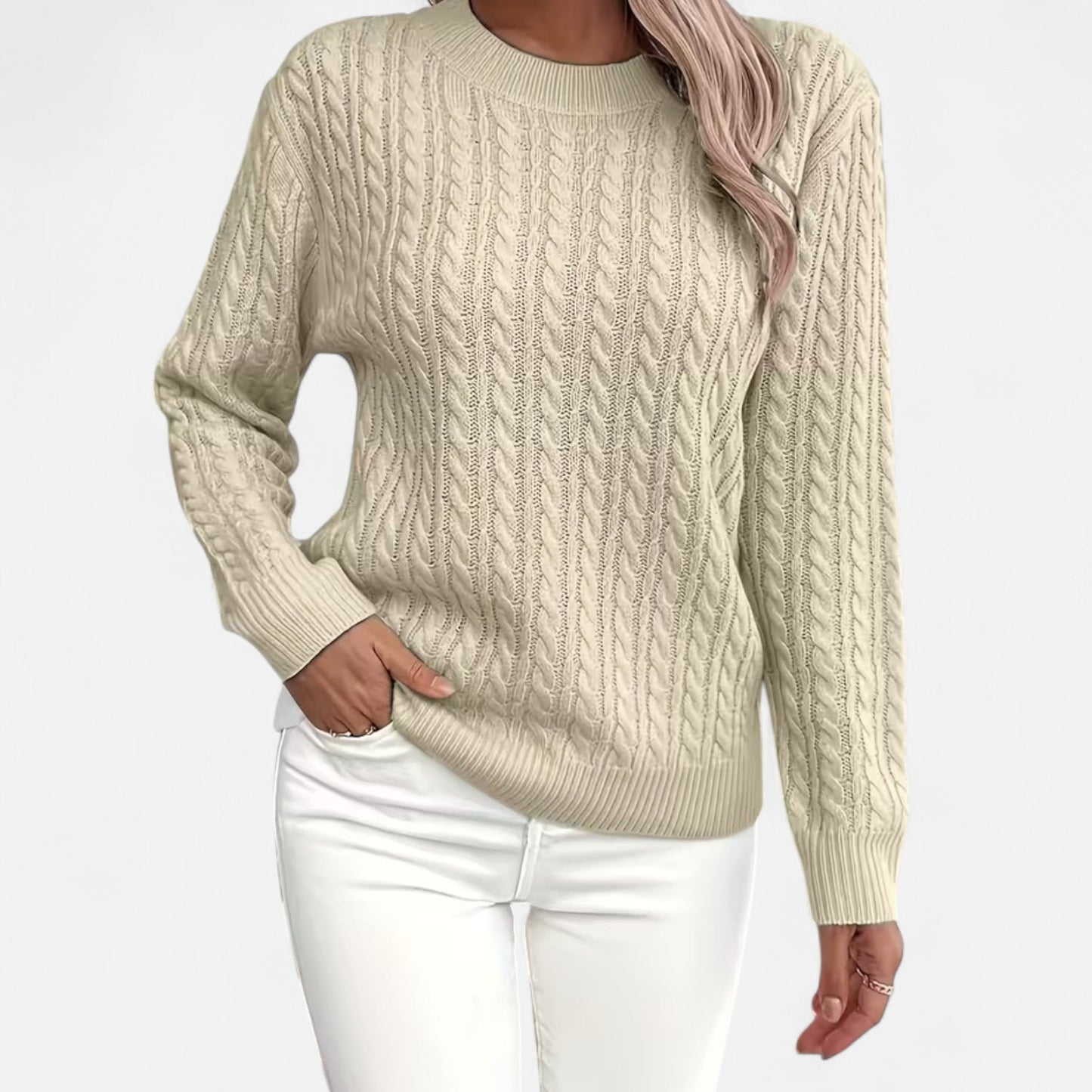 Calista | Women’s Loose-Fit Round-Neck Sweater