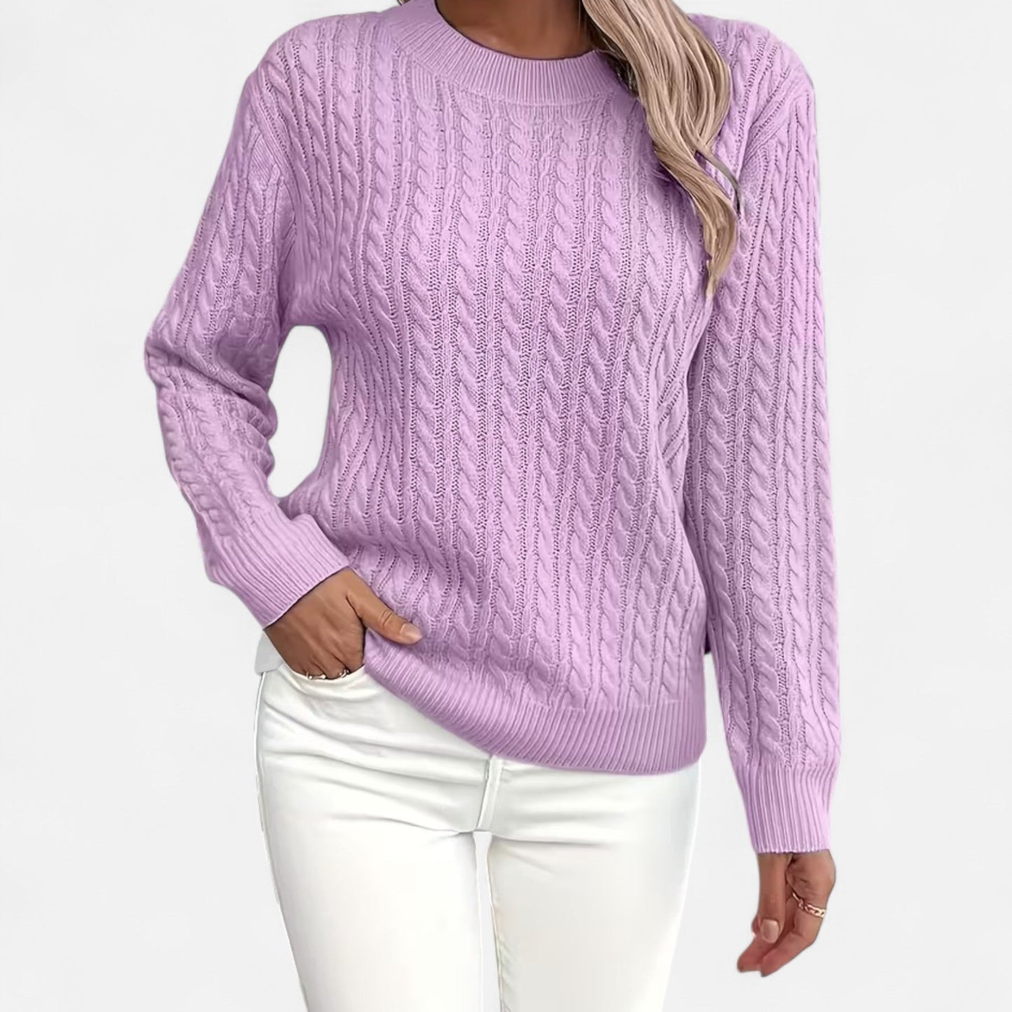 Calista | Women’s Loose-Fit Round-Neck Sweater