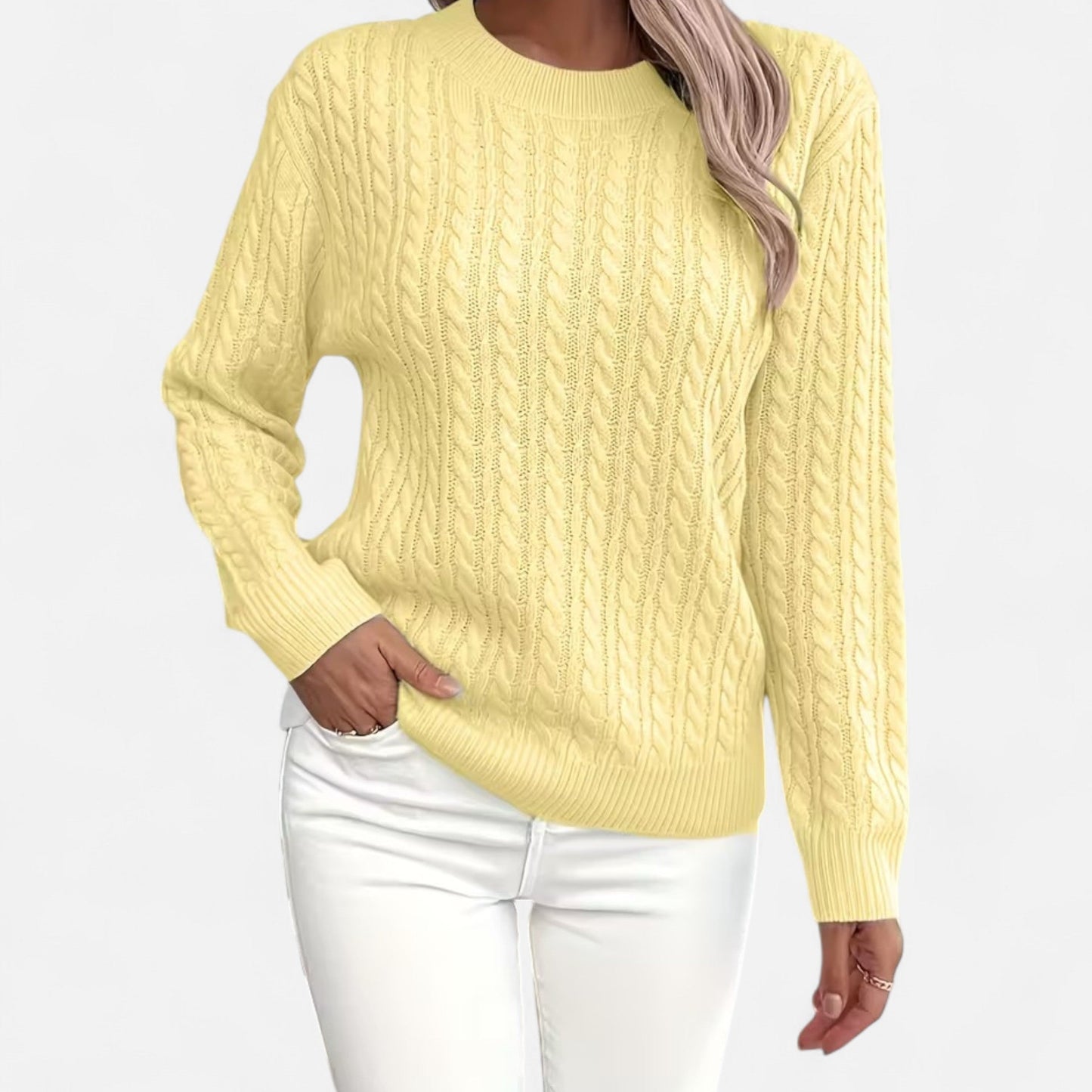 Calista | Women’s Loose-Fit Round-Neck Sweater