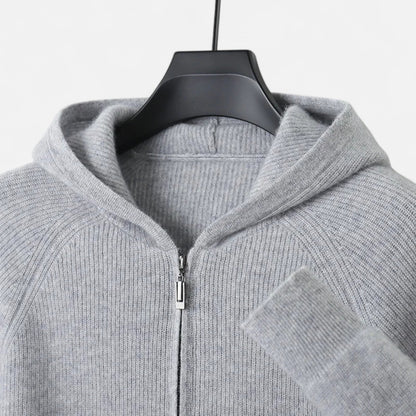 Alvion | Men’s Merino Wool Hooded Cardigan